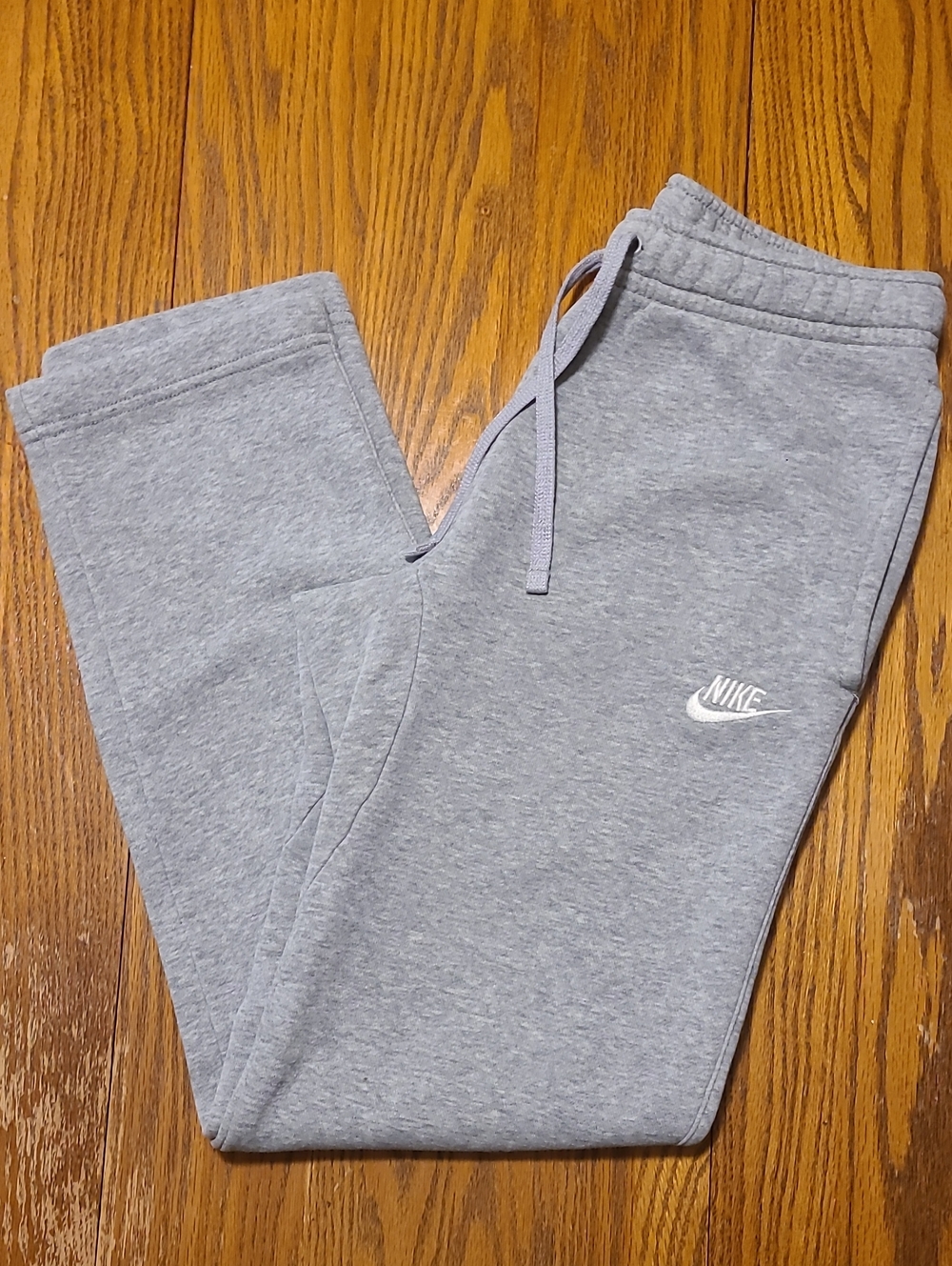 Nike Light Grey Fleece Sweatpants - Ladies XS